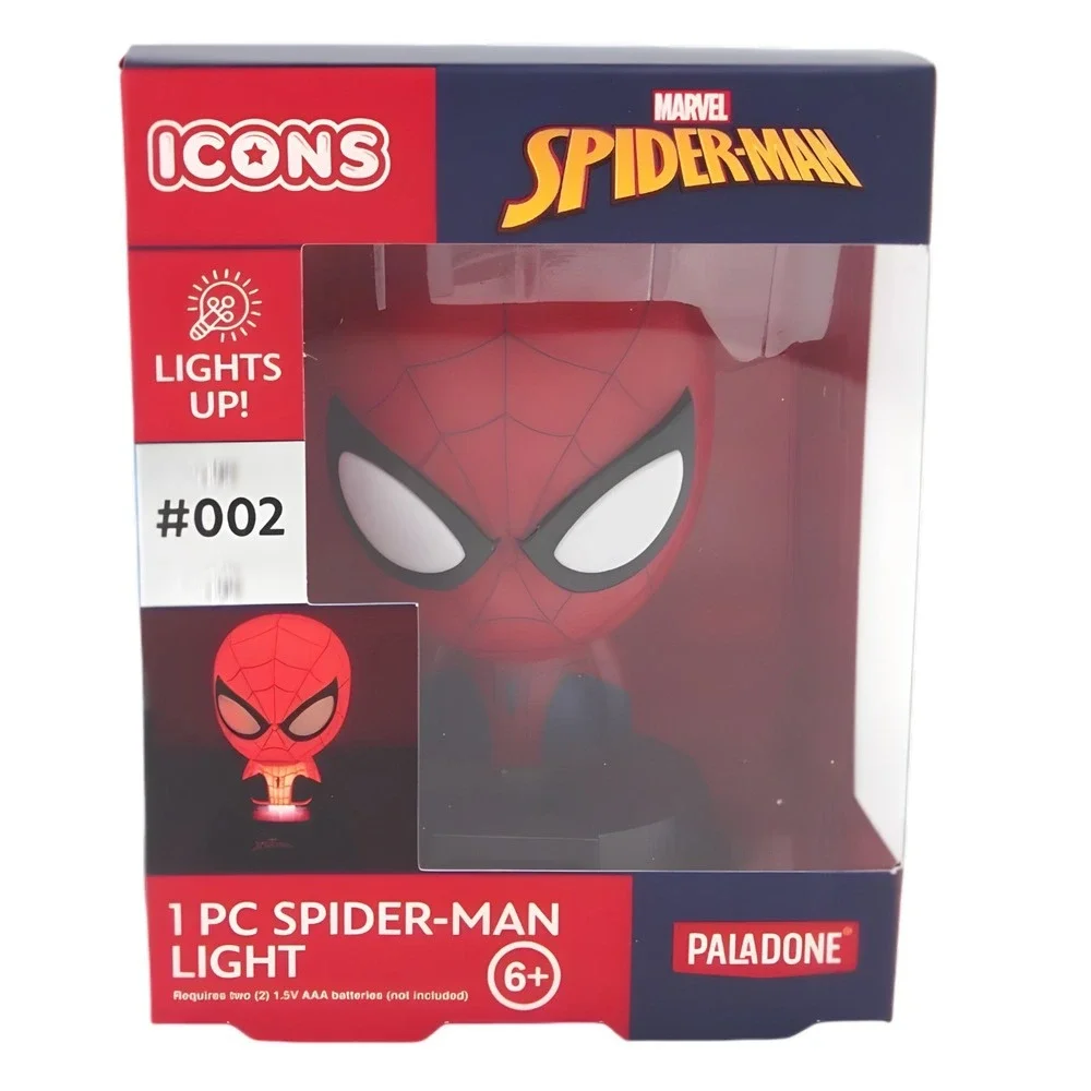 Spider-Man LED Lamp Paladone Marvel Icons Series 002 Battery Operated